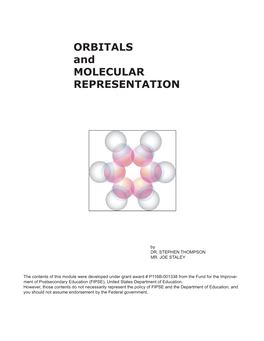 ORBITALS and MOLECULAR REPRESENTATION