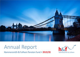 Pension Fund Annual Report Audit Report 2019.20
