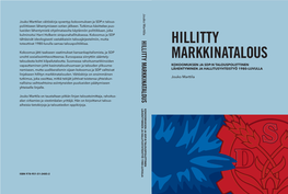 Hillitty Markkinatalous : Kokoomuksen Ja SDP:N Talouspoliittinen