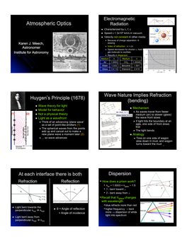 Atmospheric Optics Radiation