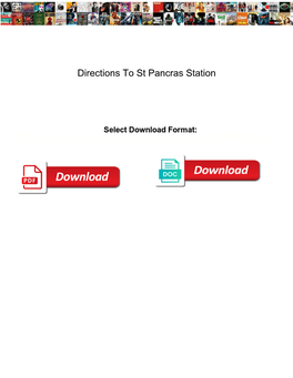 Directions to St Pancras Station