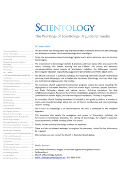 The Workings of Scientology: a Guide for Media