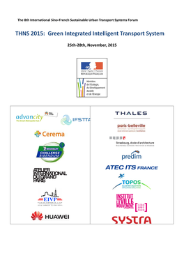 THNS 2015: Green Integrated Intelligent Transport System