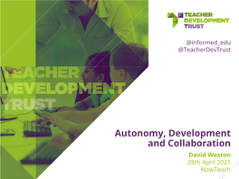 Unleashing Great Teaching, Learning And