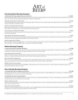 21St Amendment Brewing Company Ninkasi Brewing Company Sierra