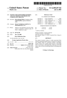 (12) United States Patent (10) Patent No.: US 6,589,297 B2 Mach Et Al