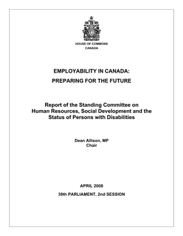 Employability in Canada: Preparing for the Future