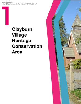 1Clayburn Village Heritage Conservation Area