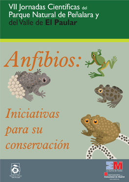 Anfibios: Iniciativas Para Su Conservación