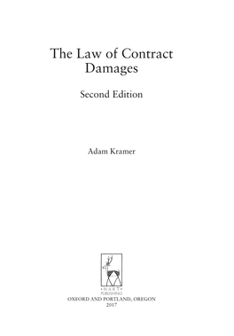 The Law of Contract Damages