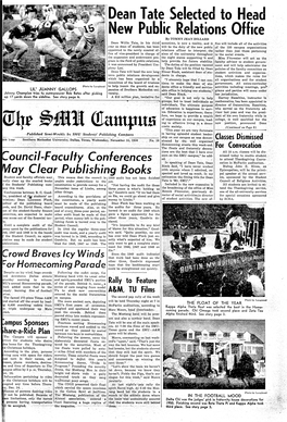 The SMU Campus, Volume 36, Number 16, November 15, 1950