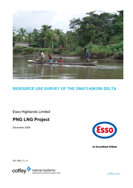 Resource Use Survey of the Omati-Kikori Delta