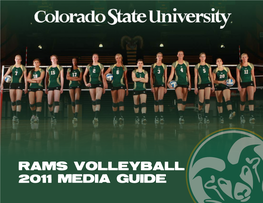 Rams Volleyball 2011 Media Guide This Is