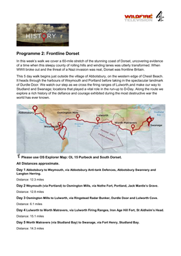 Programme 2: Frontline Dorset