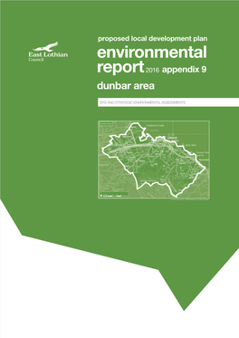 East Lothian Proposed LDP Draft Environmental Report Appendix 9