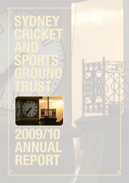 Sydney Cricket and Sports Ground Trust 2009/10