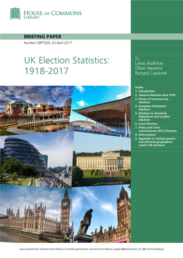 UK Election Statistics: 1918-2017