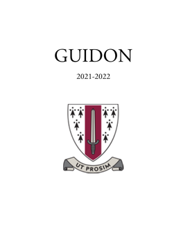 GUIDON 2021-2022 Table of Contents