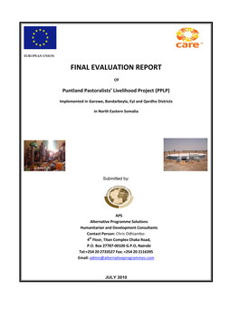 Final Evaluation Report