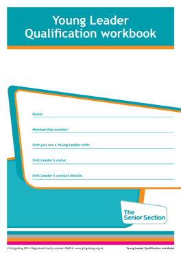 Young Leader Qualification Workbook