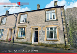 Amber House, High Street, Tideswell, SK17 8LD.Indd