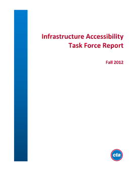 Infrastructure Accessibility Task Force Report