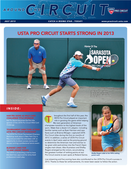 Usta Pro Circuit Starts Strong in 2013