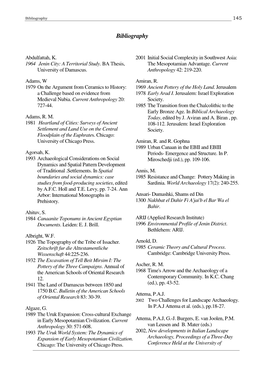 Early Bronze Age Settlement System and Village Life in the Jenin Region