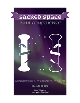 Sacred Space Conference 2016 Program