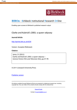 Birkbeck Institutional Research Online