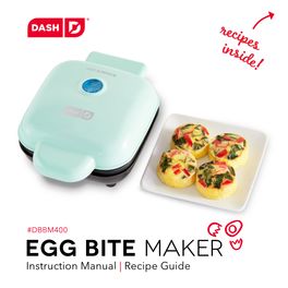 Egg Bite Maker Instruction Manual | Recipe Guide Egg Bite Maker