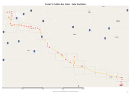 Route E16: Sabkha, Bus Station - Hatta, Bus Station