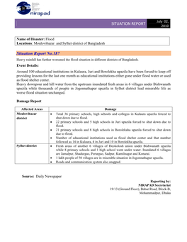 Situation Report 2010