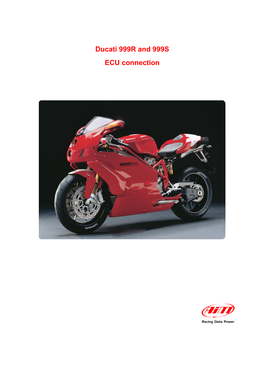 Ducati 999R and 999S ECU Connection