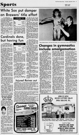 Changes in Gymnastics Include Amalgamation