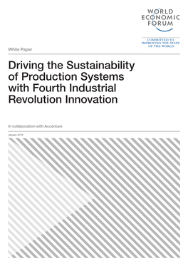 Driving the Sustainability of Production Systems with Fourth Industrial Revolution Innovation