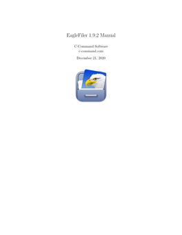 Eaglefiler 1.9.2 Manual