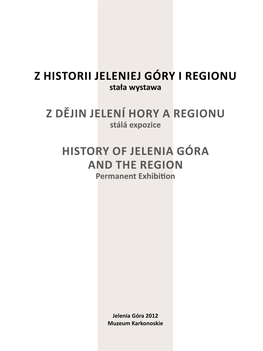 Z Historii Jeleniej Góry I Regionu Z Dějin Jelení Hory a Regionu History