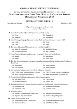 3.General Studies-II