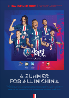 A Summer for All in China