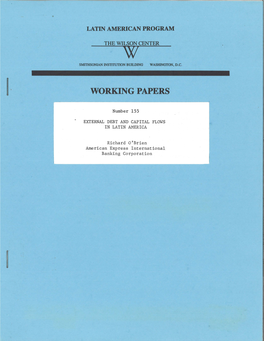 Working Papers