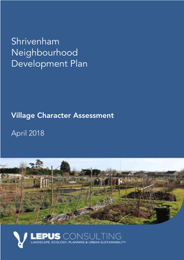 Shrivenham Neighbourhood Development Plan