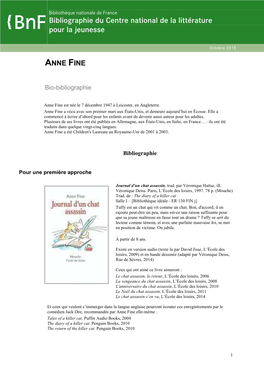 Fine, Anne (Préface) Beatrix Potter to Harry Potter : Portraits of Children's Writers