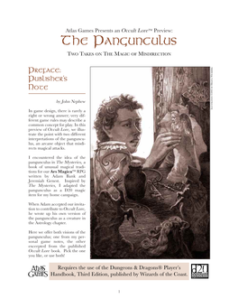 The Pangunculus