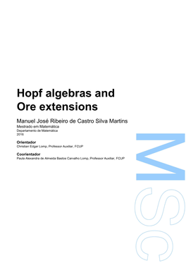 Hopf Algebras and Ore Extensions