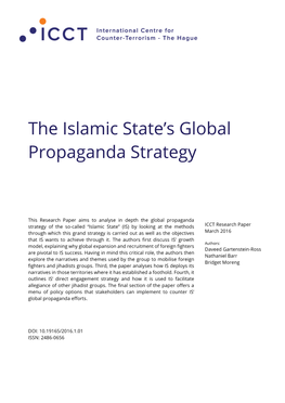 The Islamic State's Global Propaganda Strategy