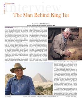 The Man Behind King Tut