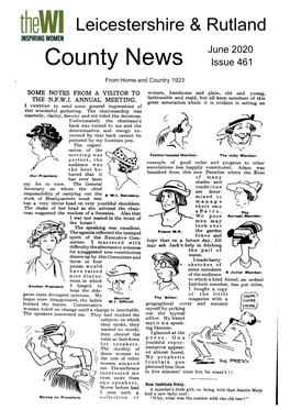 County News June 2020 Edith Rigby - Suffragette County News