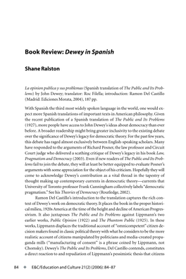 Book Review: Dewey in Spanish