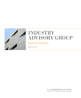 Industry Advisory Group Annual Meeting